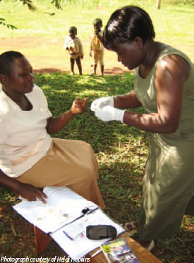 Charles Kasumba, the Music, Dance & Drama Trainer at IDI,